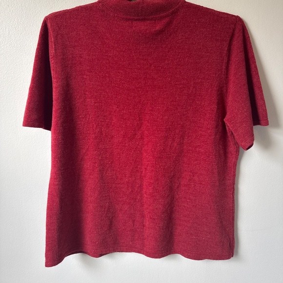 Requirements short sleeve mock neck sweater - Picture 5 of 5
